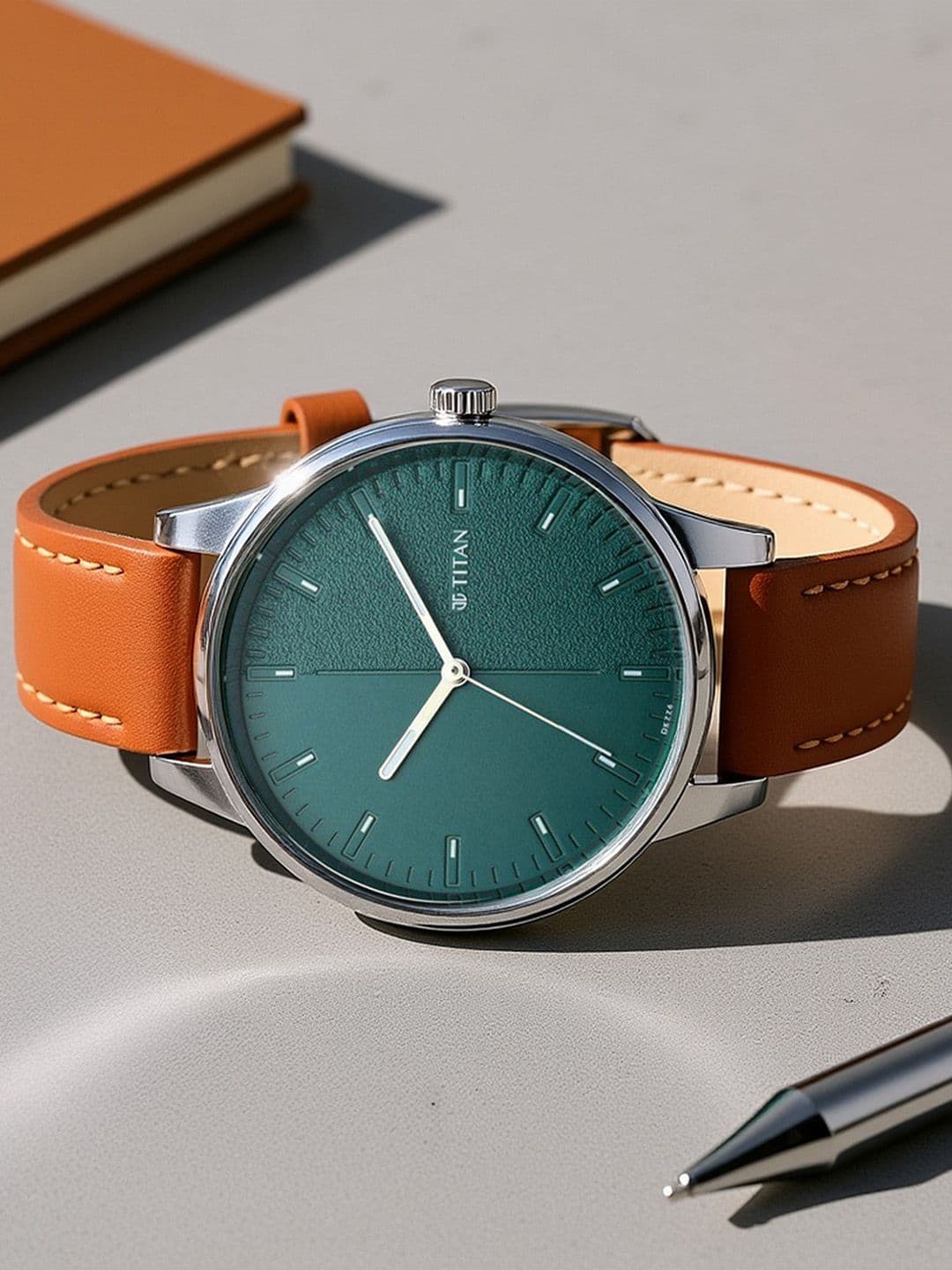 Titan Titan Workwear Quartz Analog With Teal Green Dial Watch For Women - 2648sl01