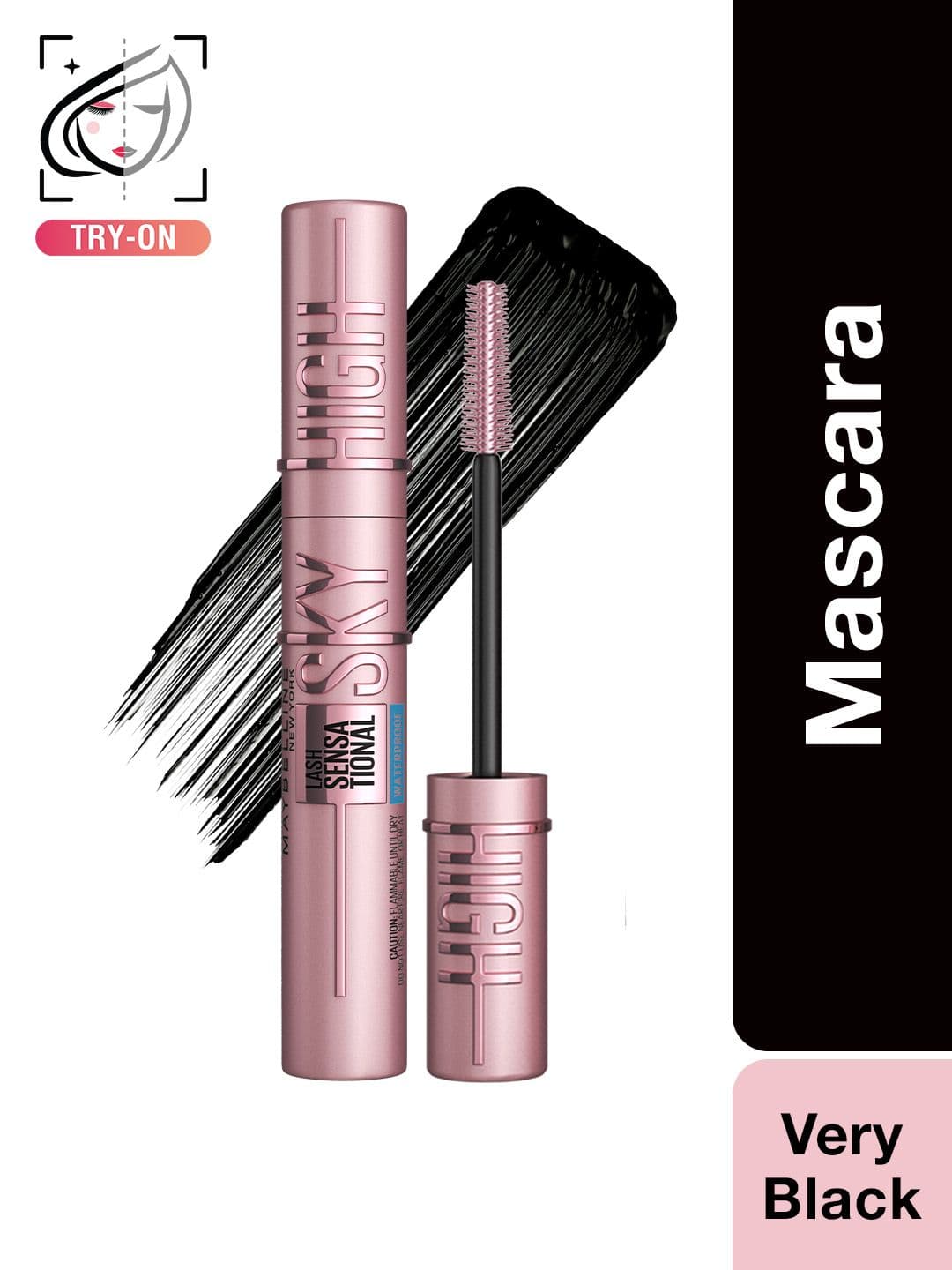 Maybelline Maybelline New York Lash Sensational Sky High Waterproof Mascara 7.2 ml - Very Black