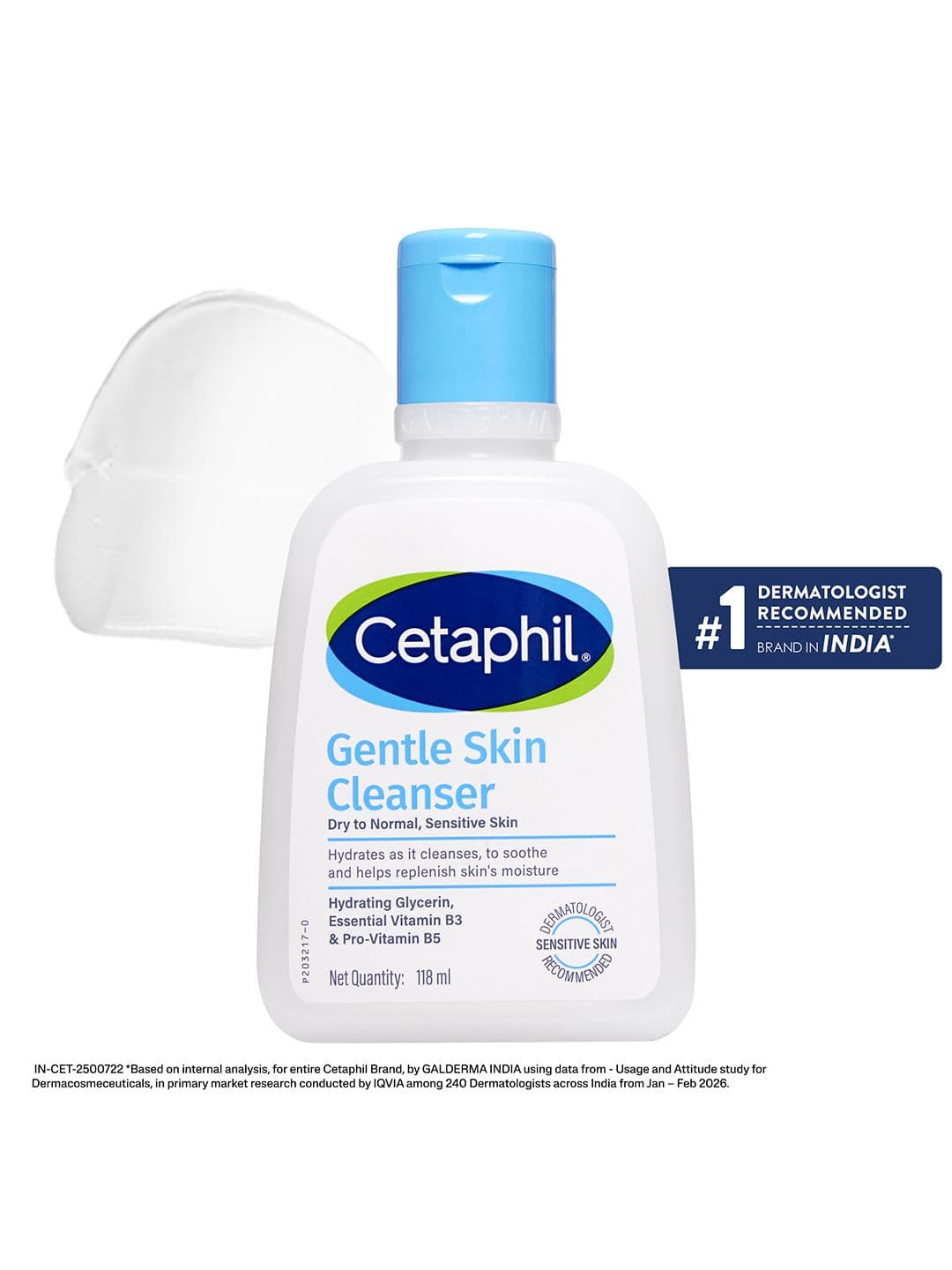Cetaphil Cetaphil Gentle Skin Cleanser With & Pro-Vitamin B5 & B3 - 118 ml