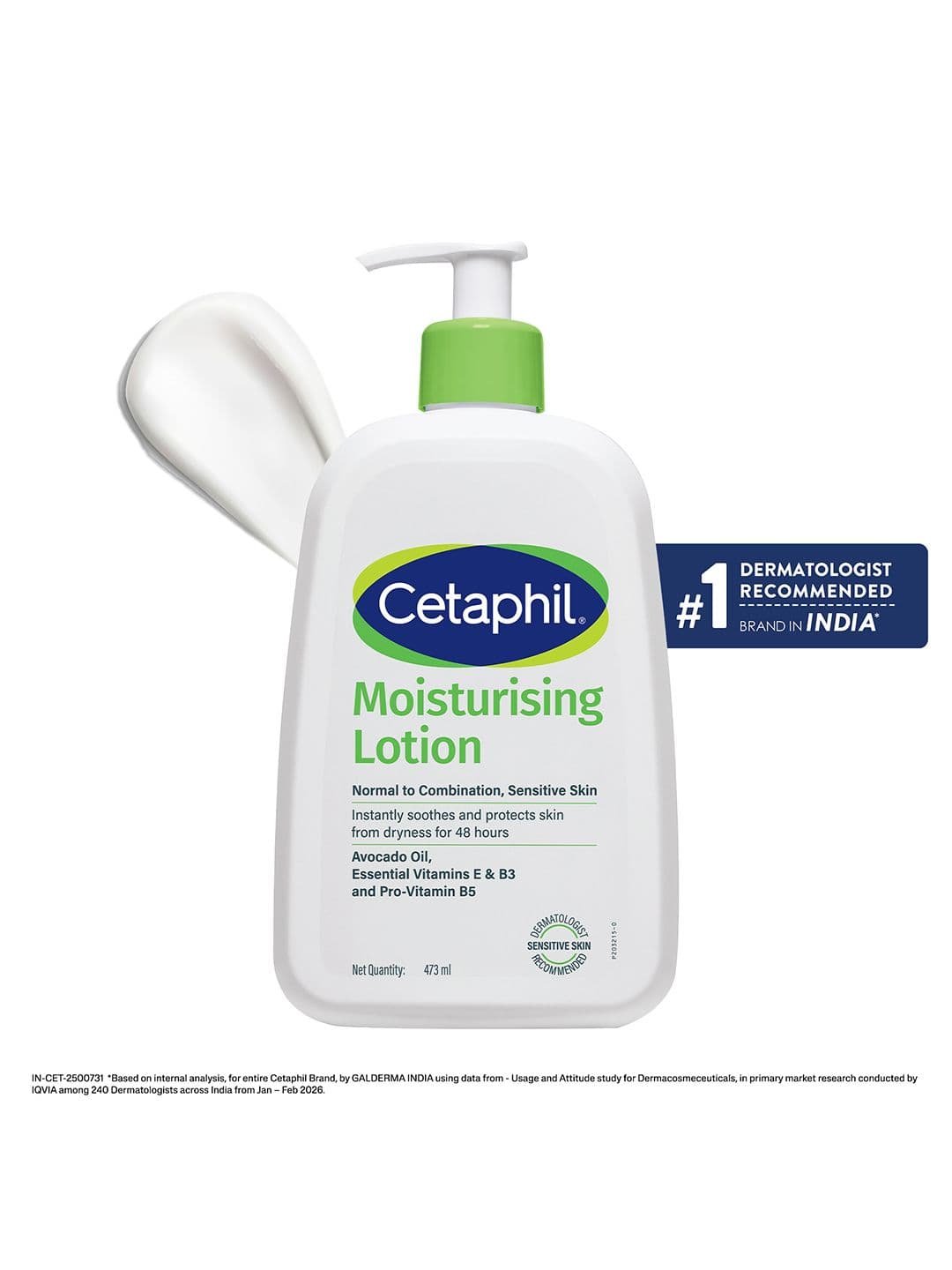 Cetaphil Cetaphil Non-Greasy Moisturizing Lotion with Niacinamide & Panthenol - 473 ml