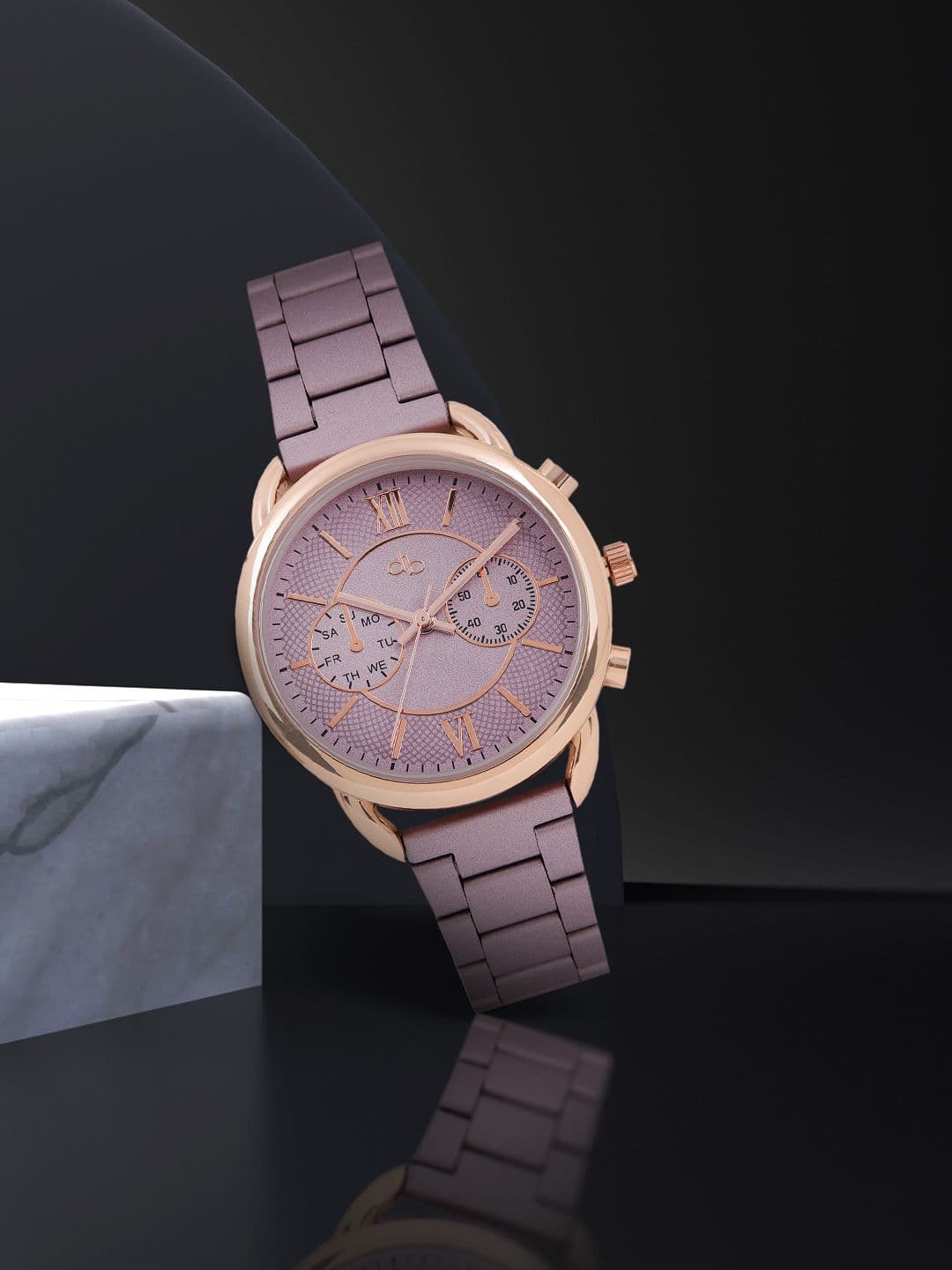 DressBerry DressBerry Women Mauve Analogue Watch