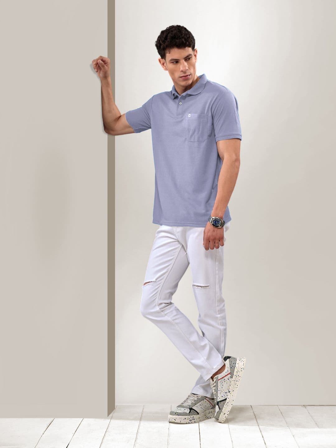 LUX NITRO LUX NITRO Half Sleeve Anti Odour Polo T-shirt