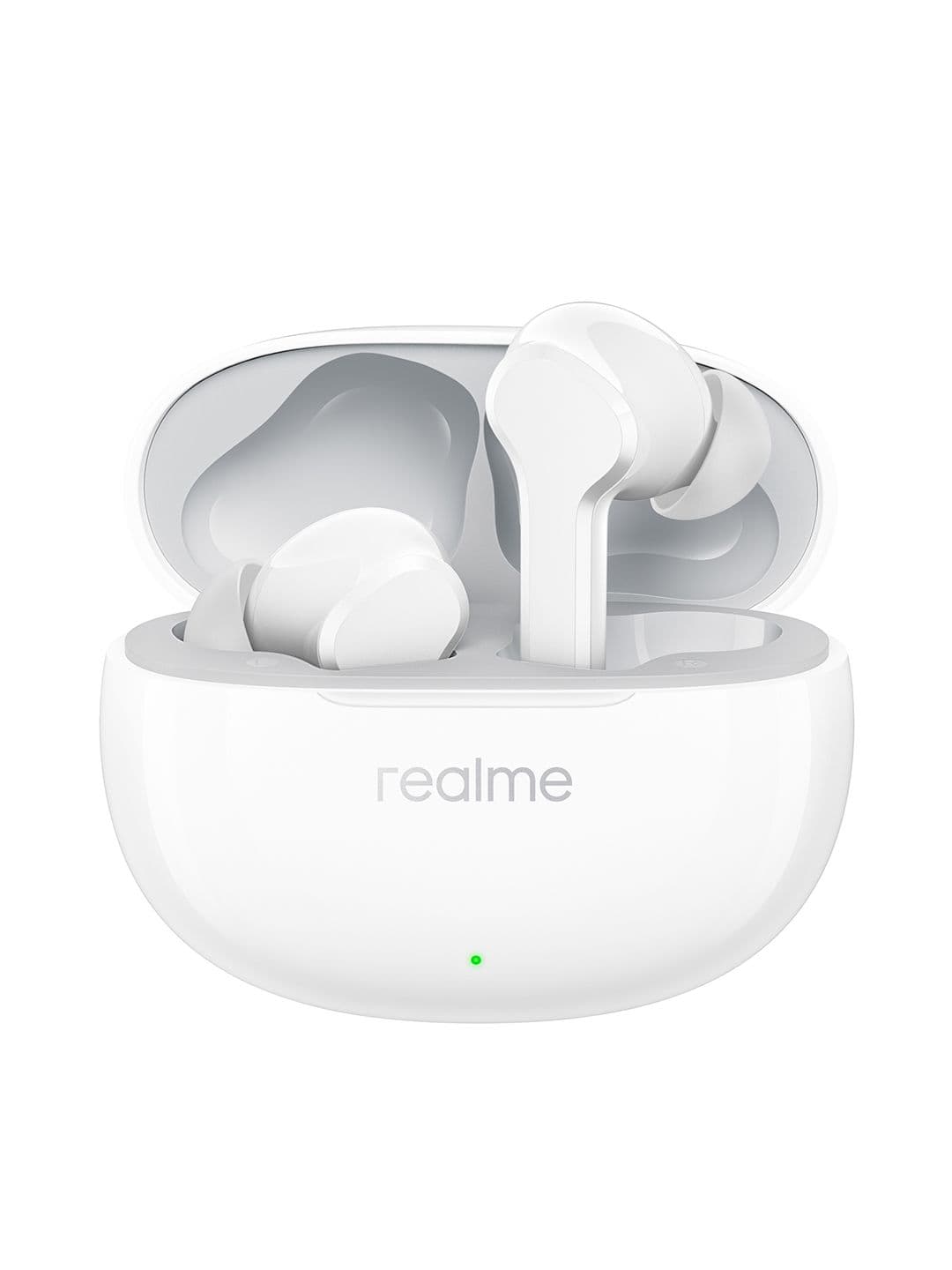 Realme Realme Buds T110 Fast Charging Earbuds with 38H Playtime & AI ENC for Calls - White