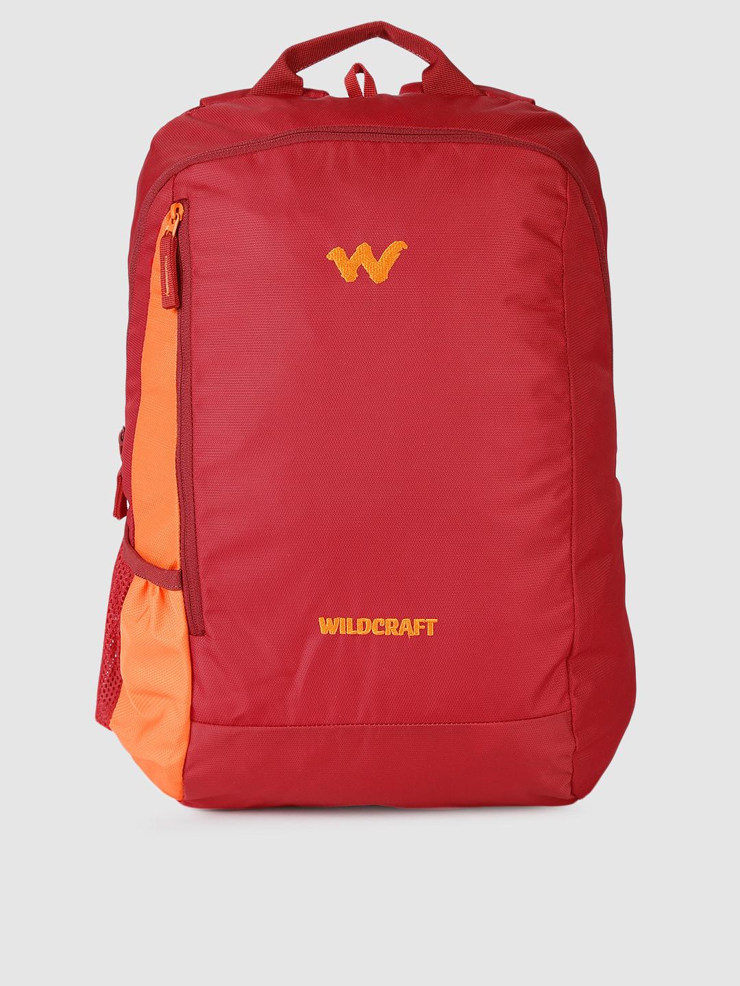 Wildcraft Unisex Red & Orange Streak 1.0 Solid Backpack