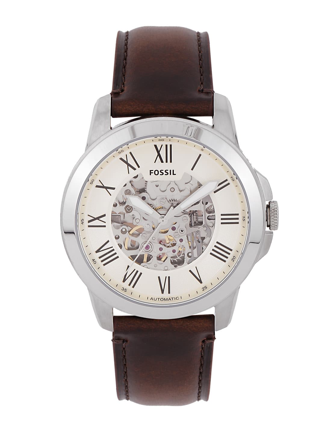Fossil Men Cream-Coloured Dial Watch ME3099I