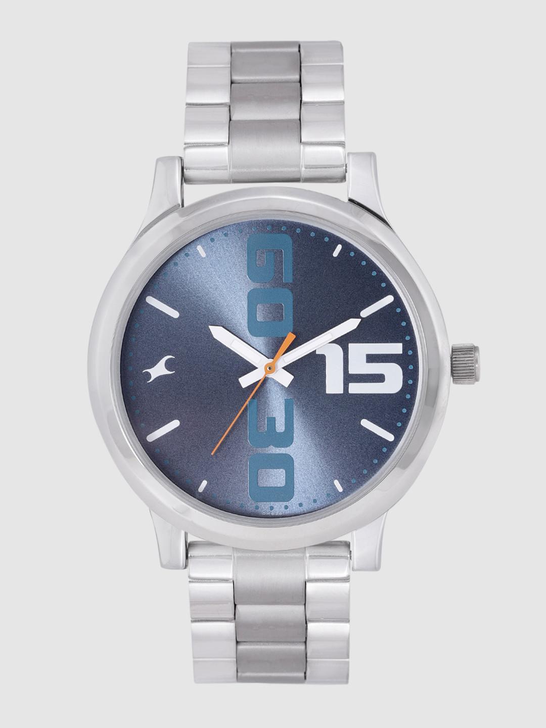 Fastrack Men Blue Printed Analogue Watch NL38051SM05_OR
