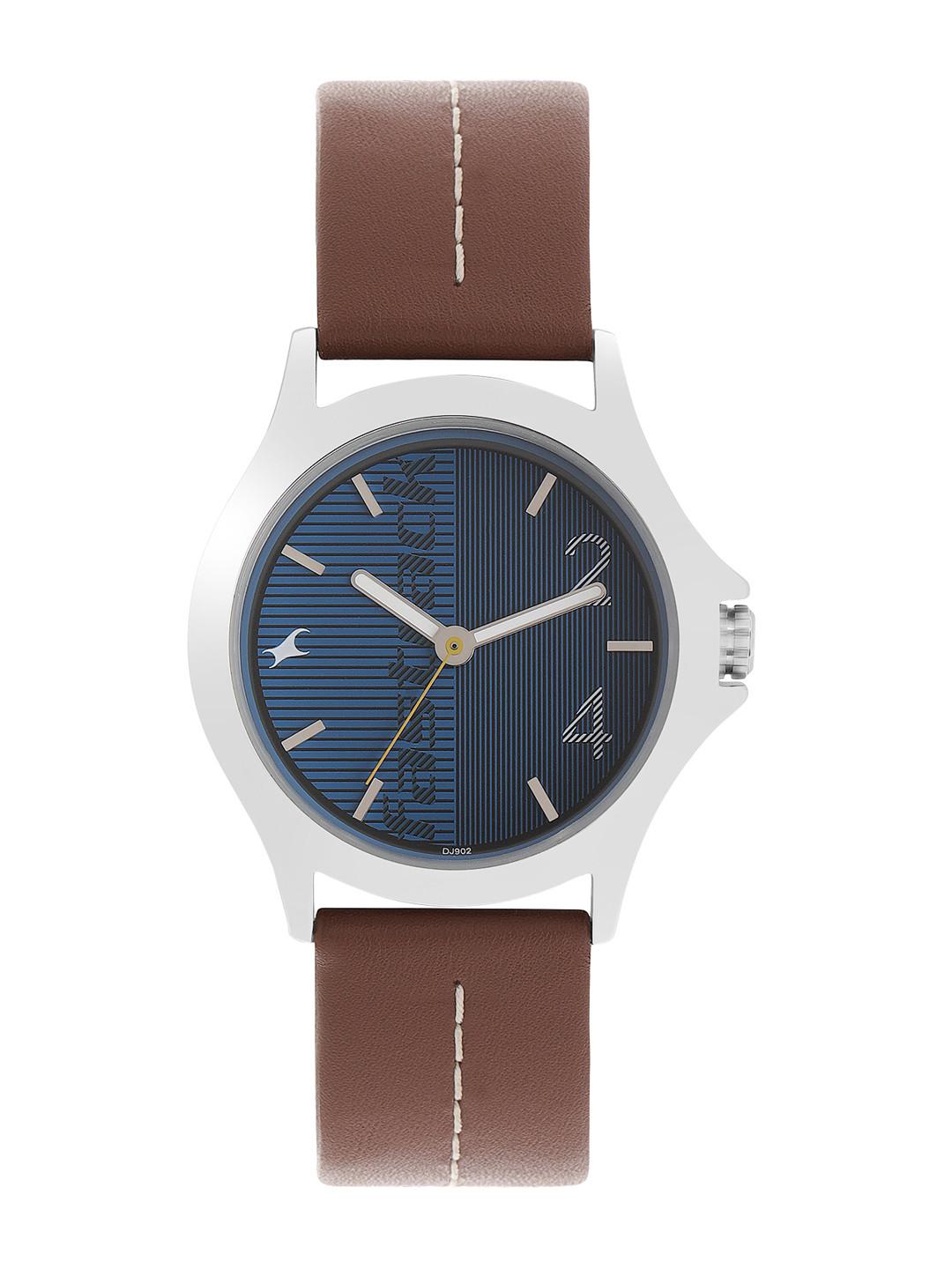 Fastrack Bare Basics Quartz Analog With Blue Dial Watch For Guys - Nr3220sl01