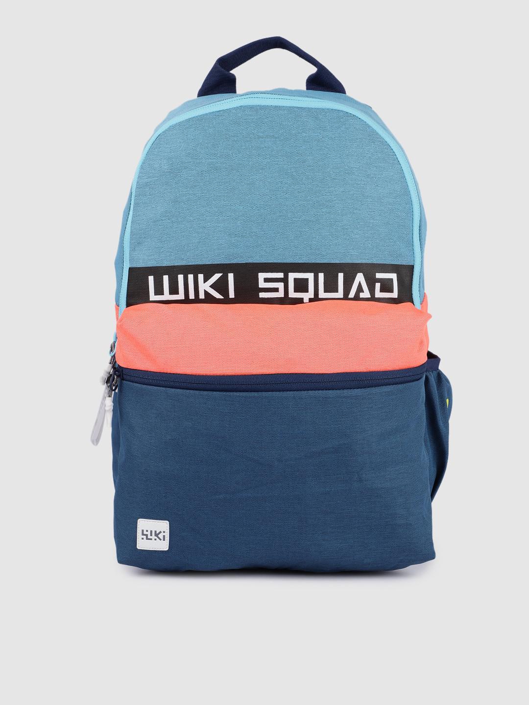 Wildcraft Unisex Navy Blue Colourblocked Backpack