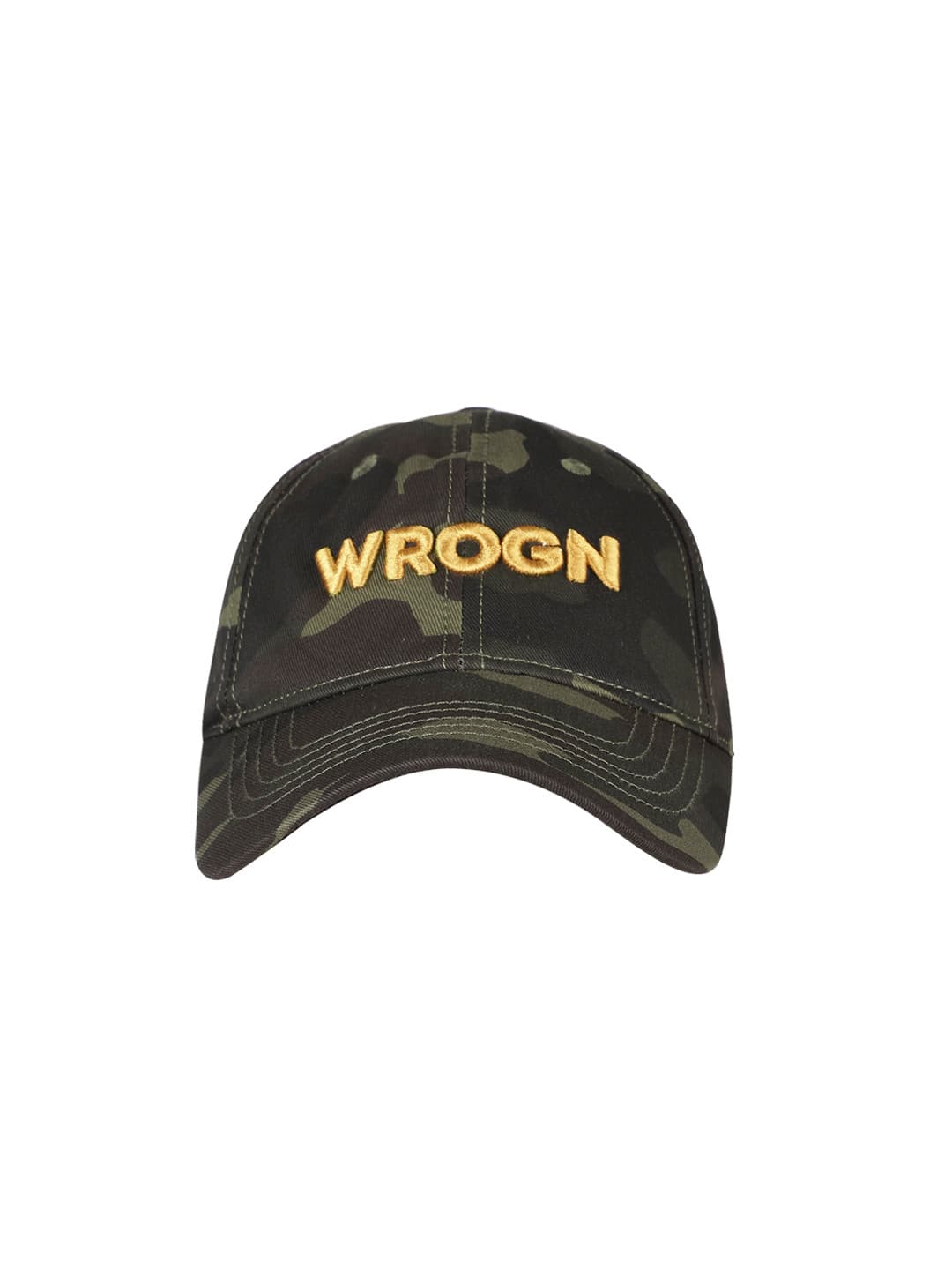 WROGN Unisex Green Printed Baseball Cap