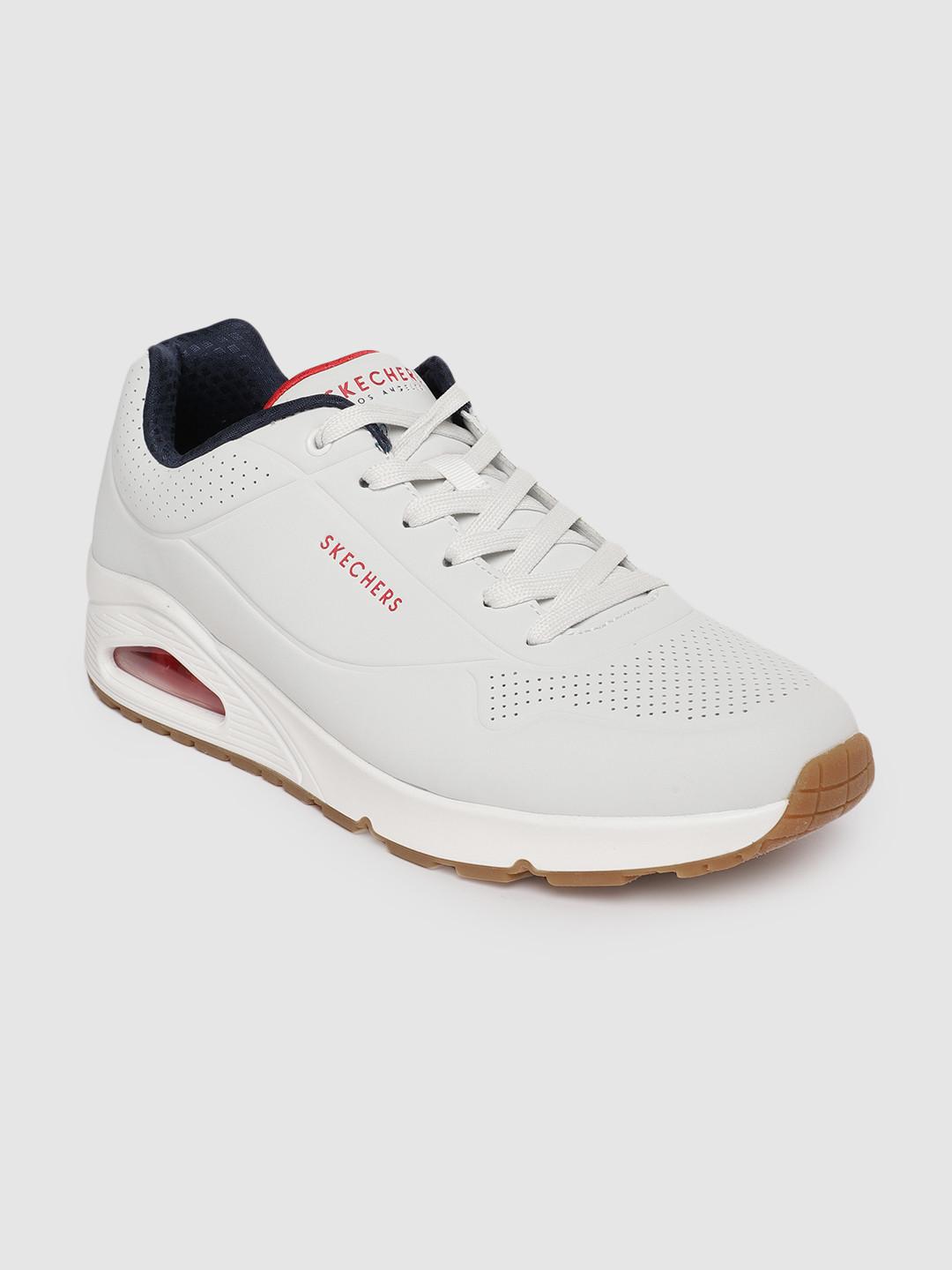 Skechers Men White UNO - STAND ON AIR Sneakers