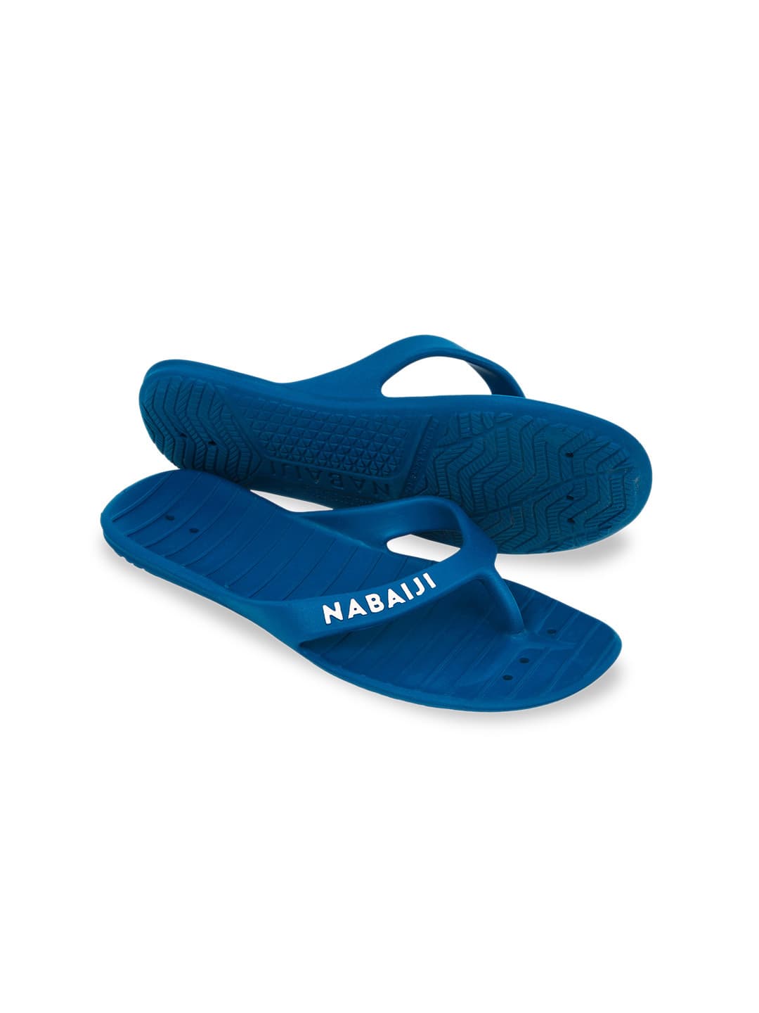 Decathlon Nabaiji - Women Blue Tonga 100 Basic Quick Drying Pool Flip Flops