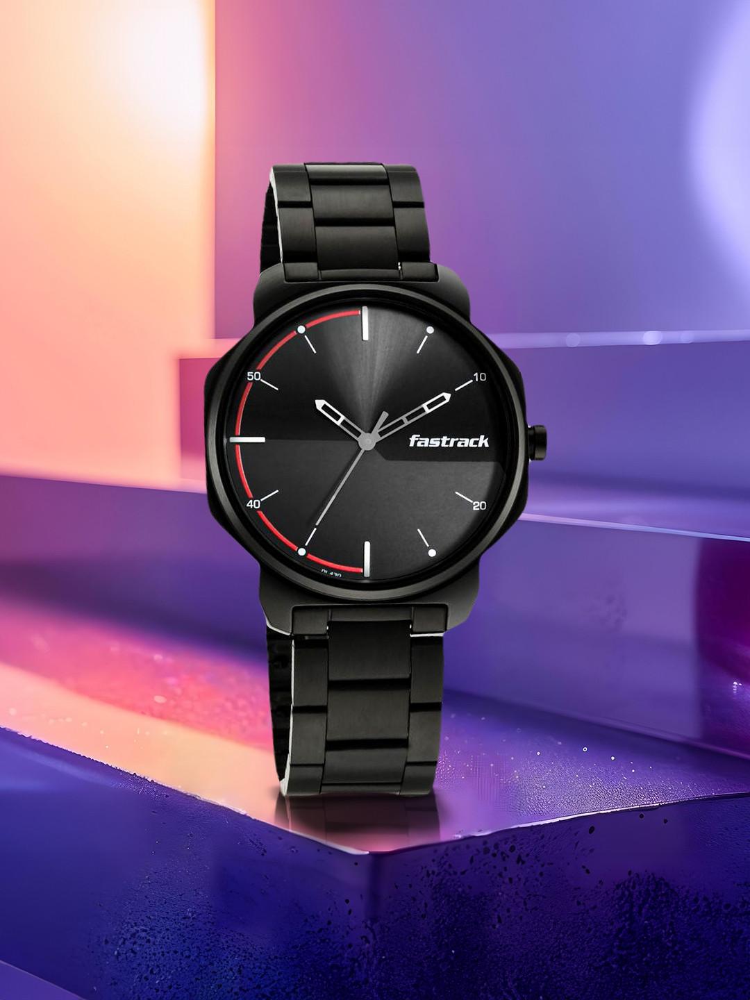 Fastrack Stunners Quartz Analog With Black Dial Watch For Guys - Nt3254nm01