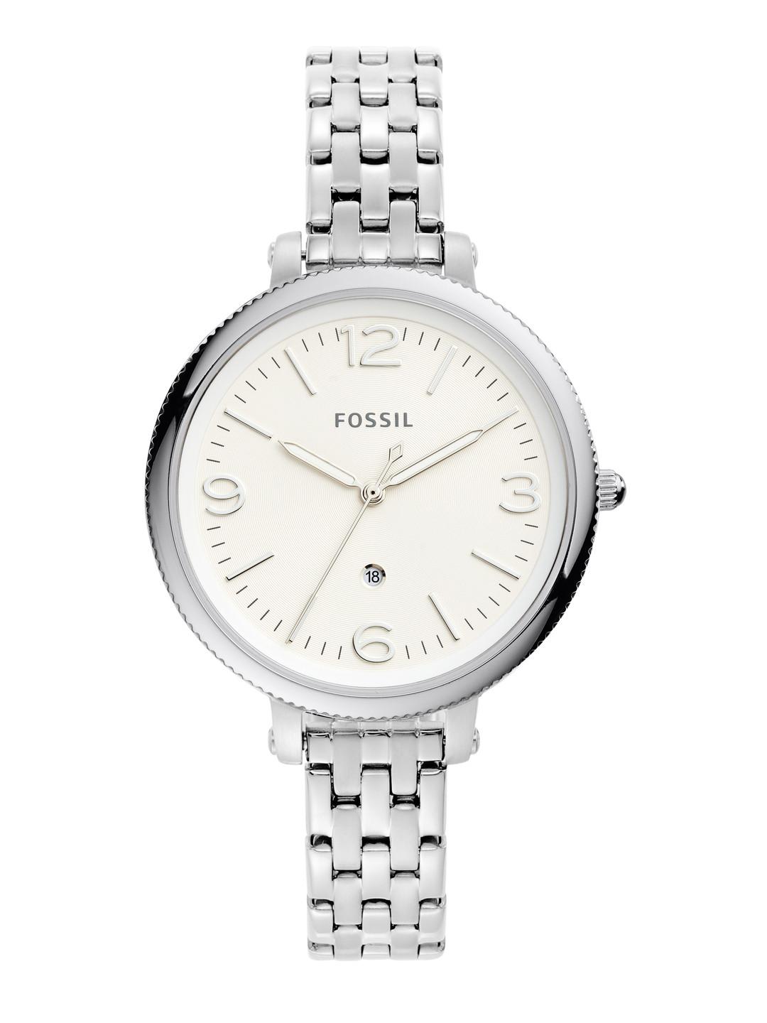 Fossil Women Silver-Toned Analogue Watch ES4924