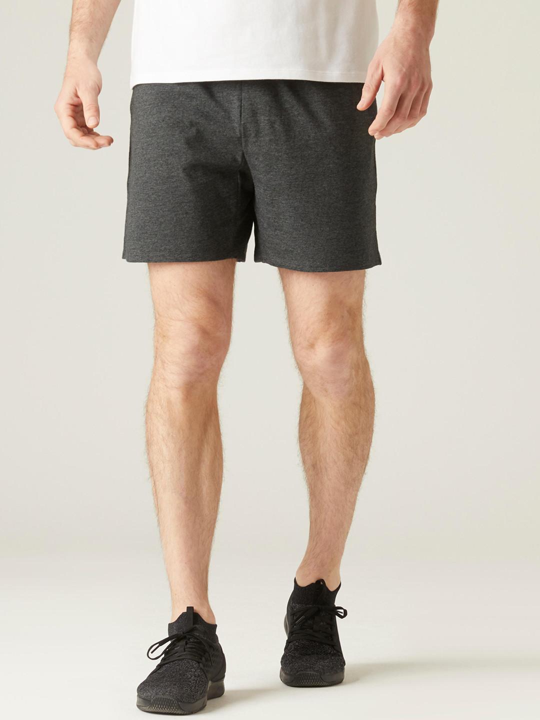 Decathlon Domyos - Men Dark Grey Regular 100 Stretchable Gym Shorts