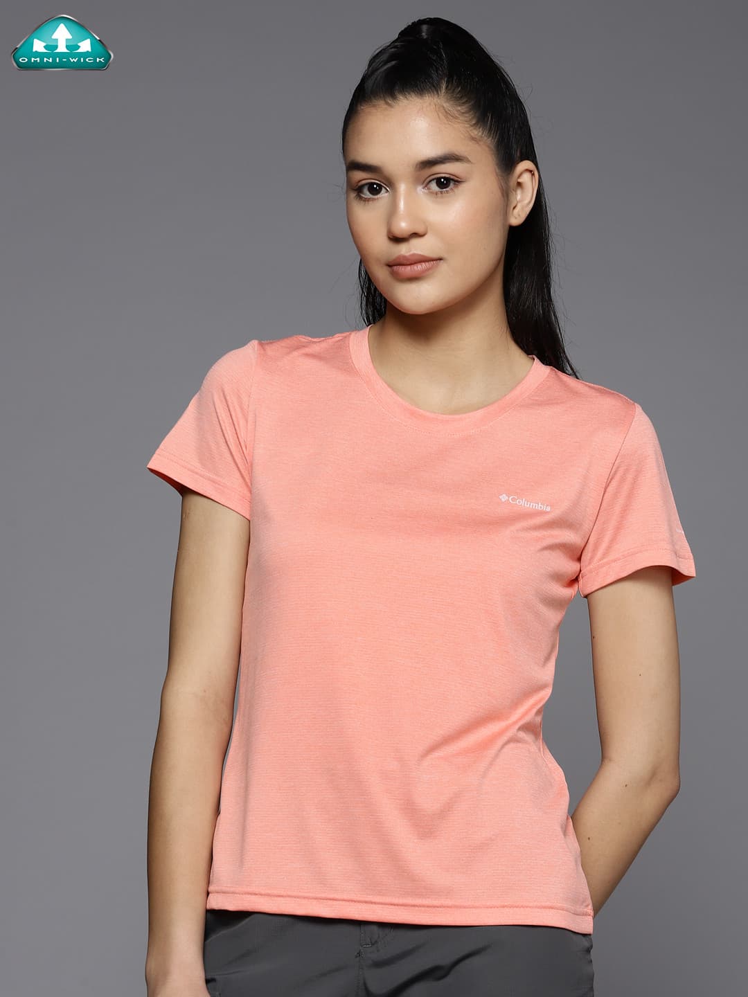 Columbia Women Hike Crew Quick Dry T-shirt