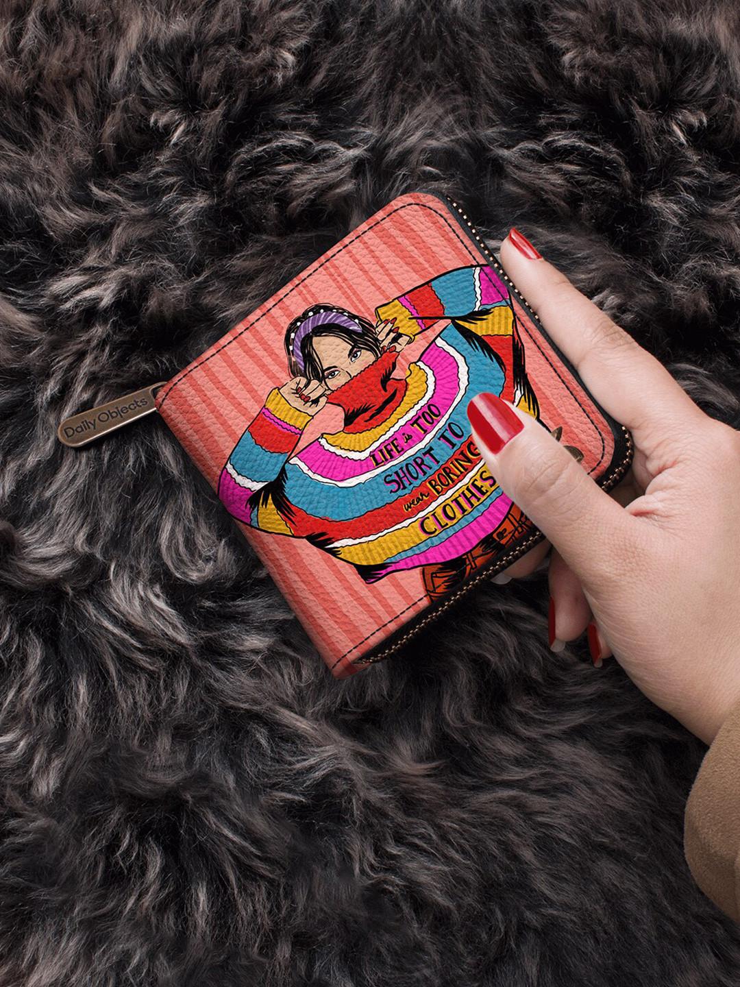 DailyObjects Colourblock Jumper Zip Wallet