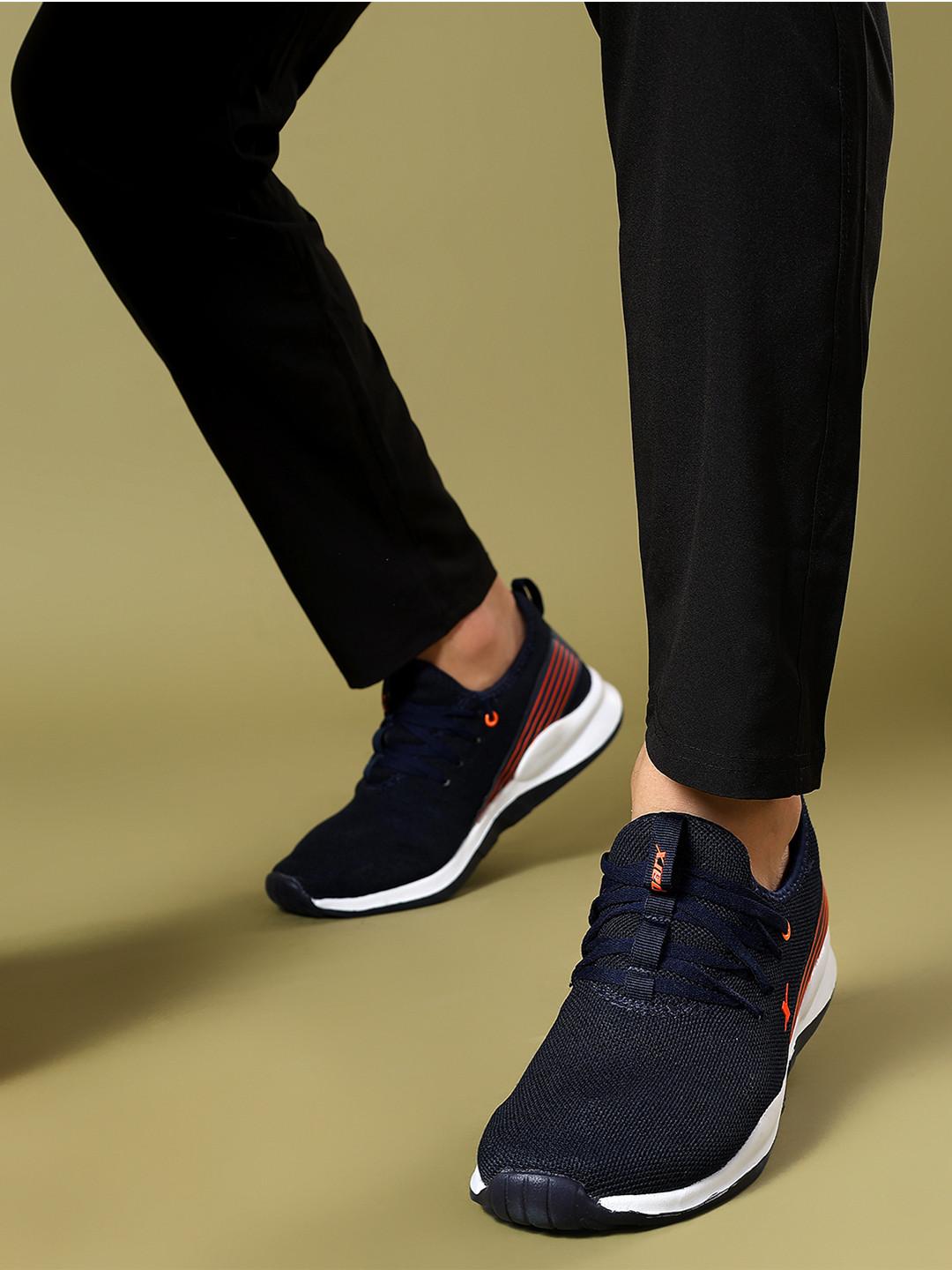 Sparx Men Navy Blue Mesh Running Non-Marking Shoes