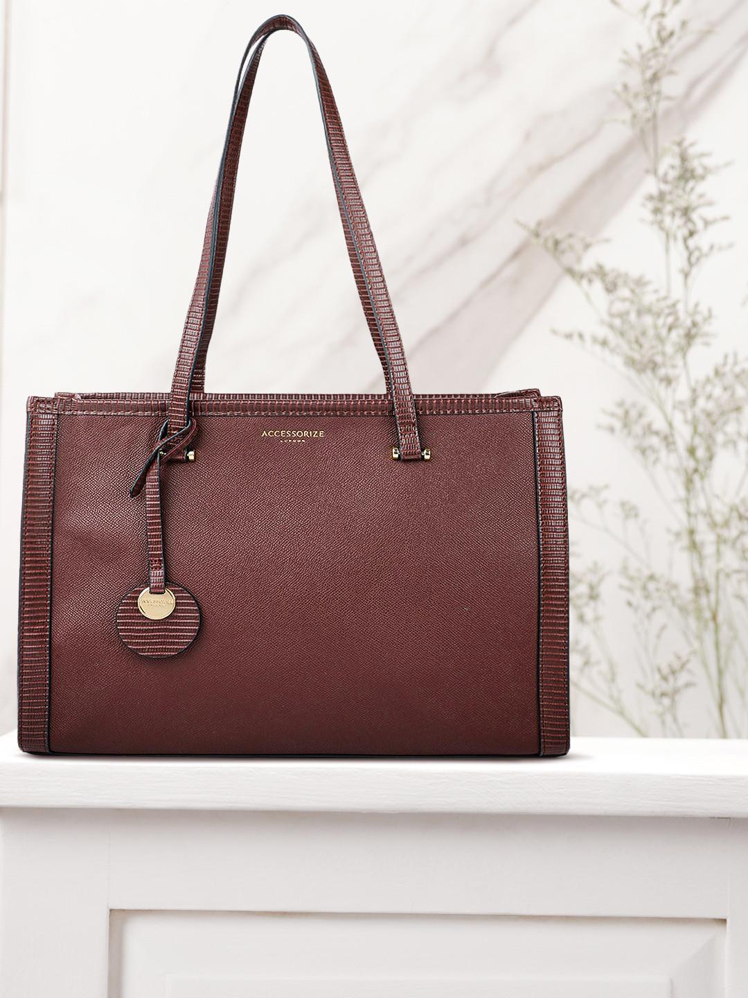 Accessorize London Women's Faux Leather Rosie Book Tote