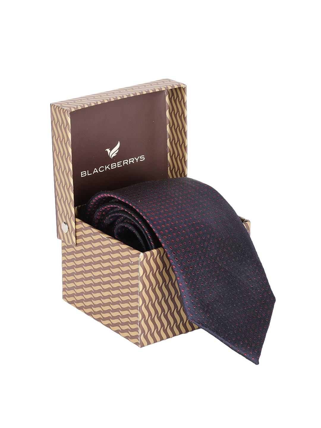 Blackberrys Men Printed Pure SilK Broad Tie