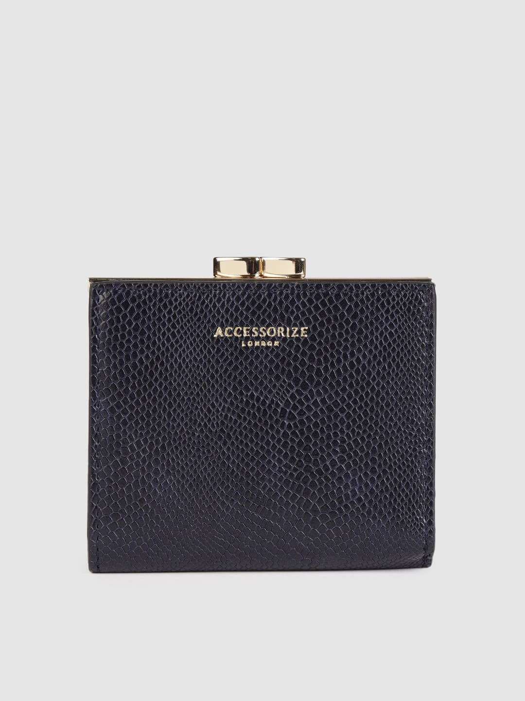 Accessorize London Women Faux Leather Bella Two Fold Wallet
