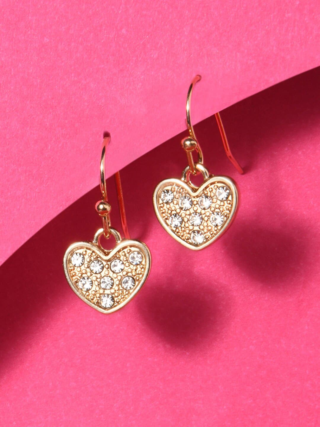 Accessorize London Gold-Toned Circular Drop Earrings