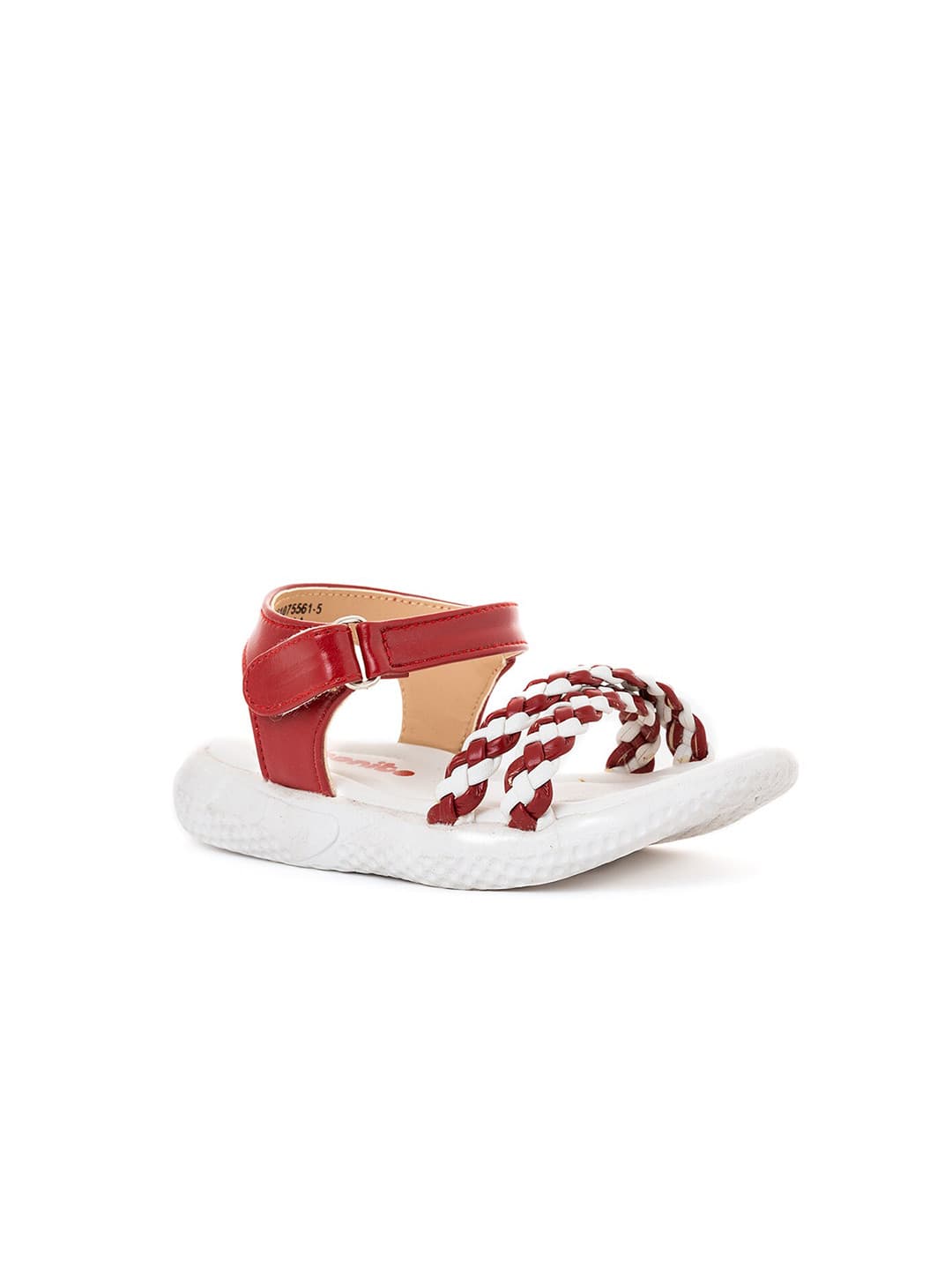 Khadims Girls Maroon Textured Flats