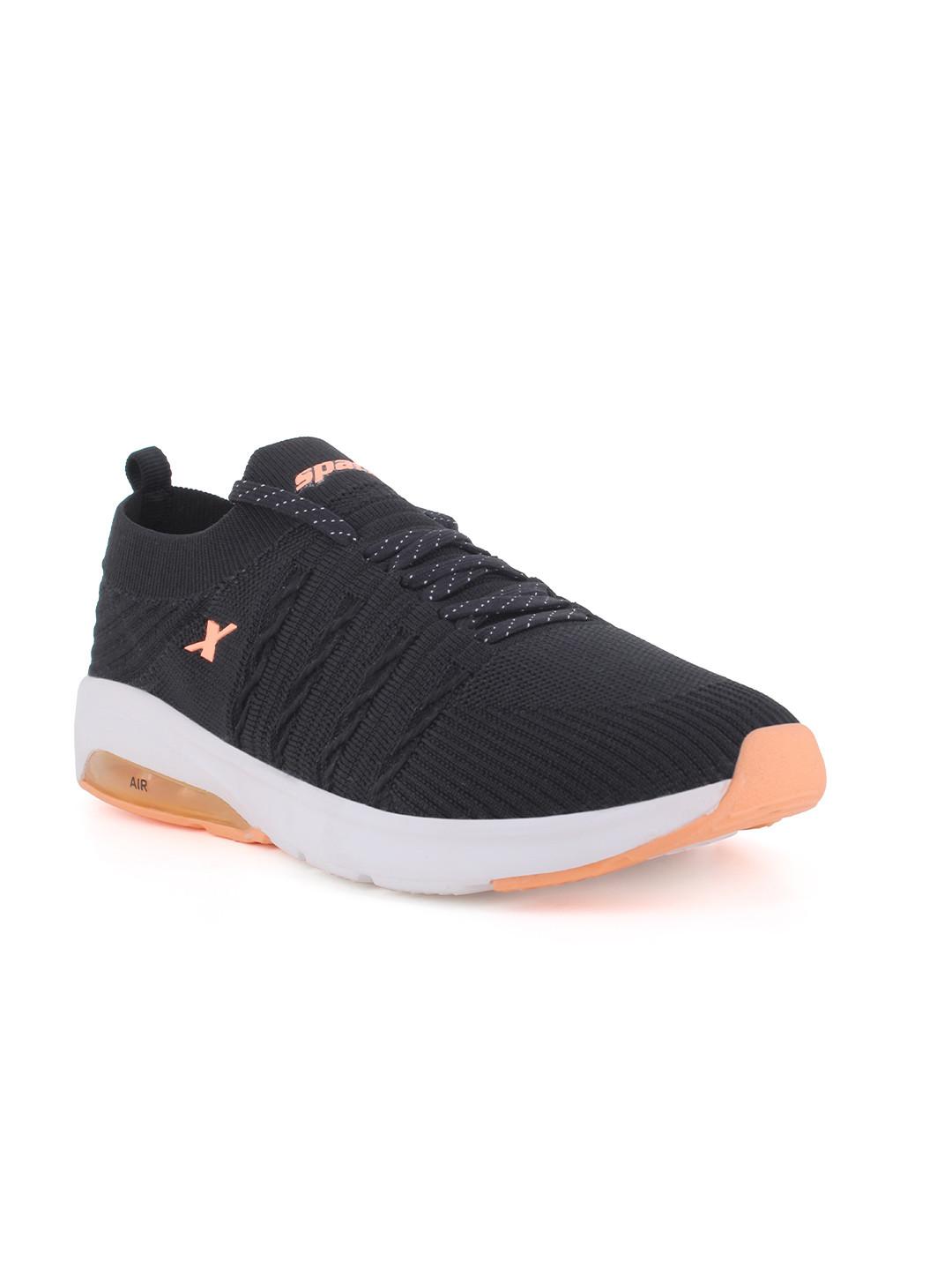 Sparx Women Black Mesh Running Non-Marking Shoes