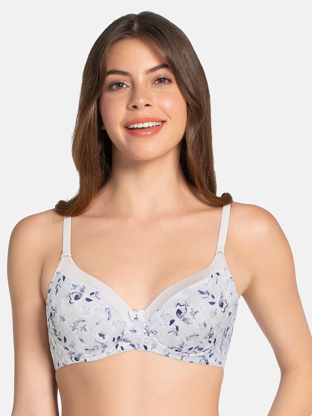 Amante Printed Padded Satin Edge T-Shirt Bra - BRA10116