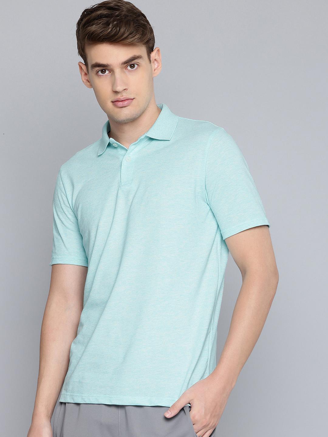 Decathlon Inesis - Men Teal 100 Moisture Management Golf T-Shirt