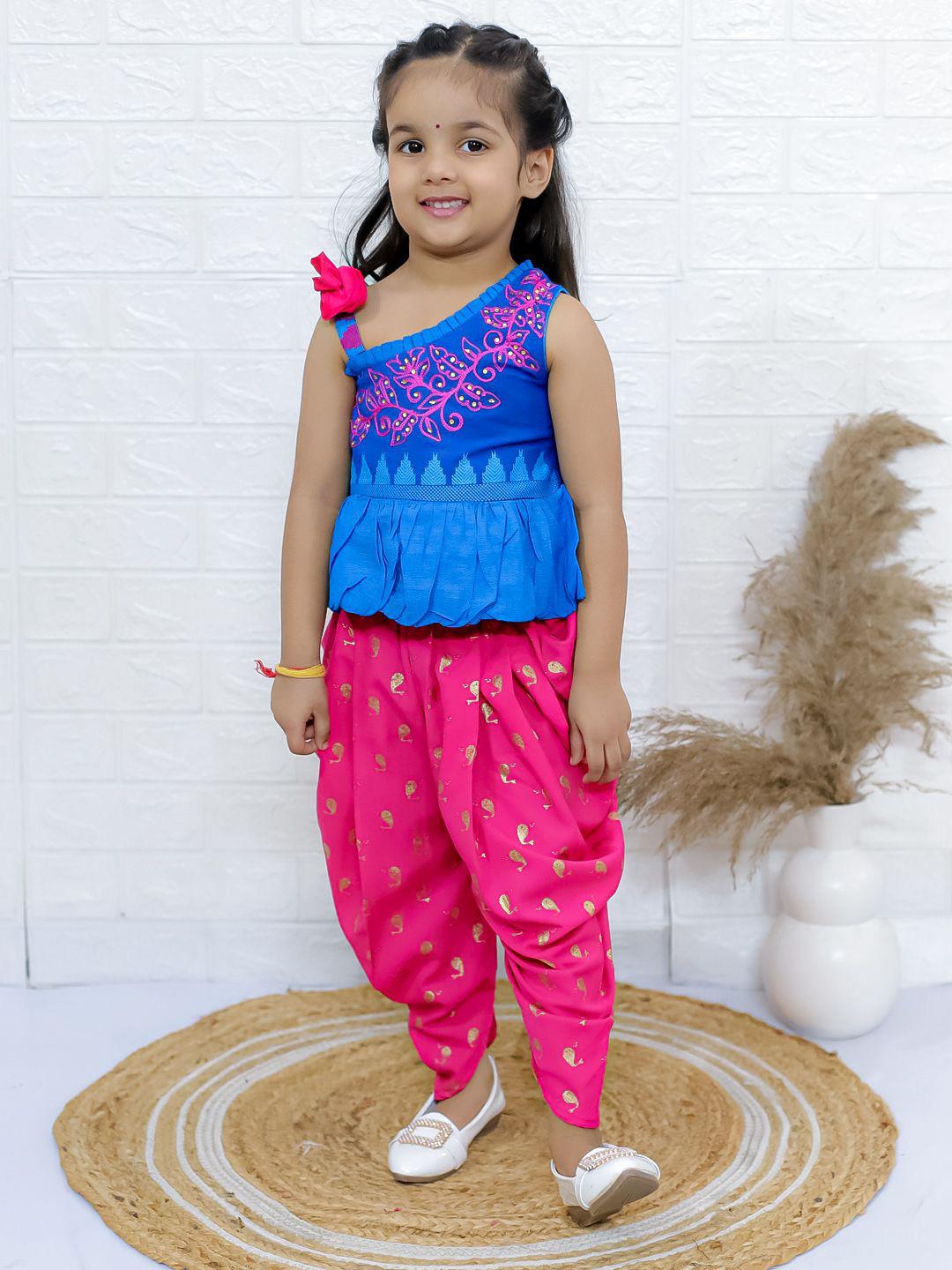 Twisha Girls Top with Dhoti Pants