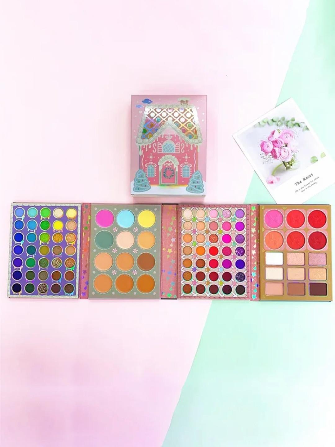 RANORE Candy House Makeup Palette- Highlighter- Eyeshadow- Contour- Concealer- Blusher