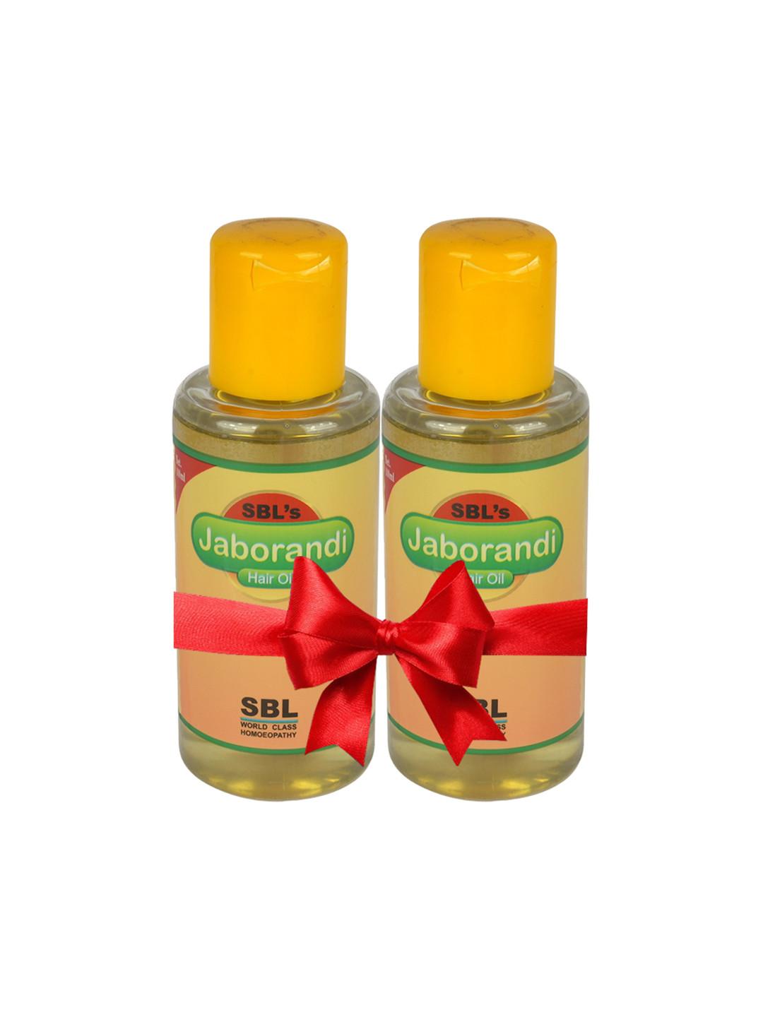 SBL Set Of 2 100% Pure Jaborandi Hair Oil For Strengthening Roots - 100 ml Each