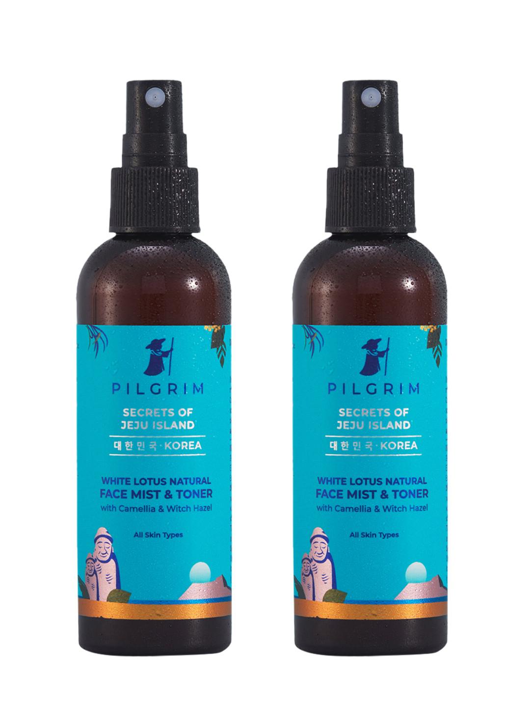 Pilgrim Set of 2 Alcohol-Free Face Mist & Toner with White Lotus & Camelia