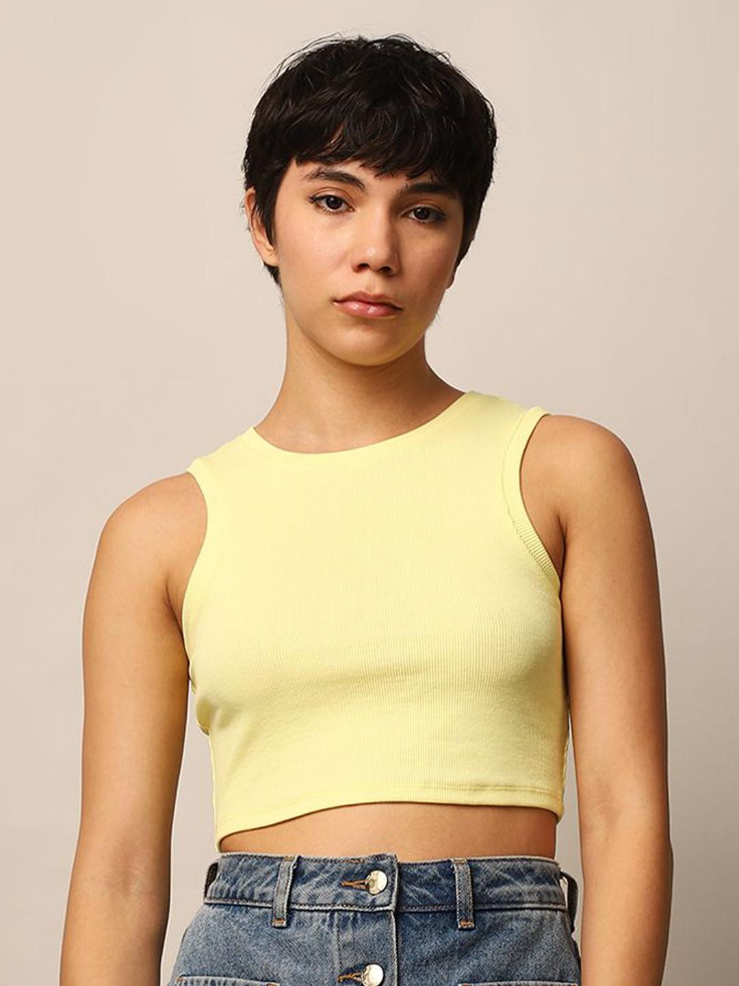 ONLY Cotton Tank Crop Top