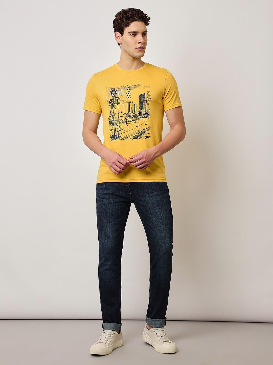 Lee Graphic Printed Slim Fit Cotton T-shirt