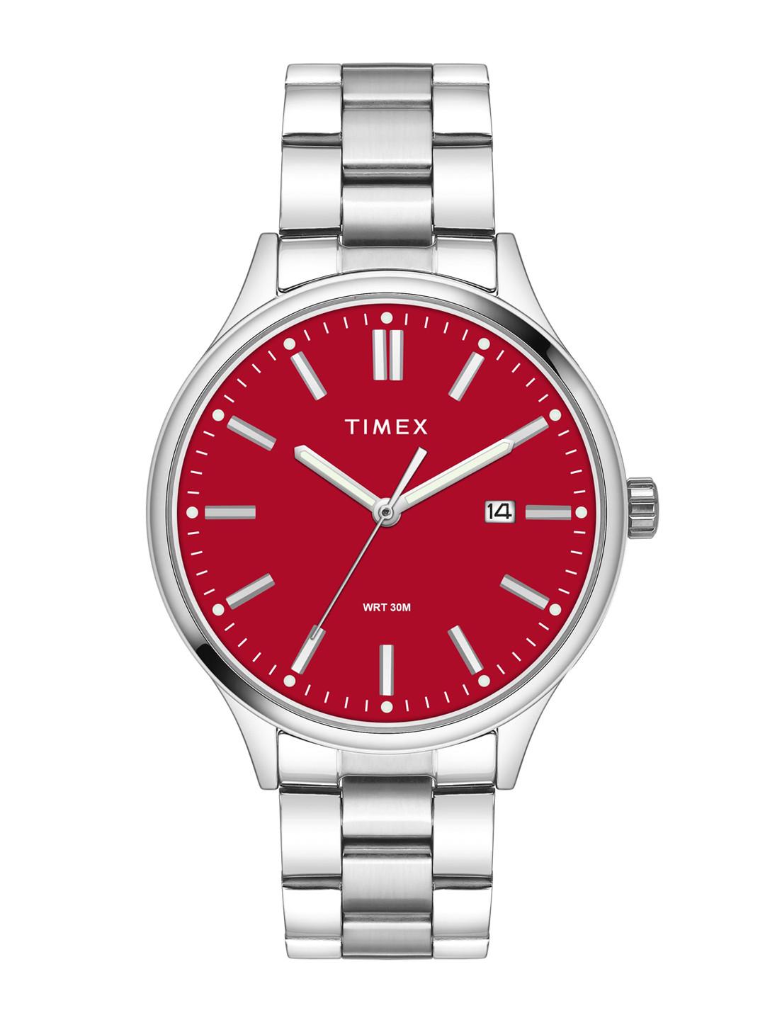 Timex Trendline Round 43mm Red Dial Analog Men Watch - TWEG18431
