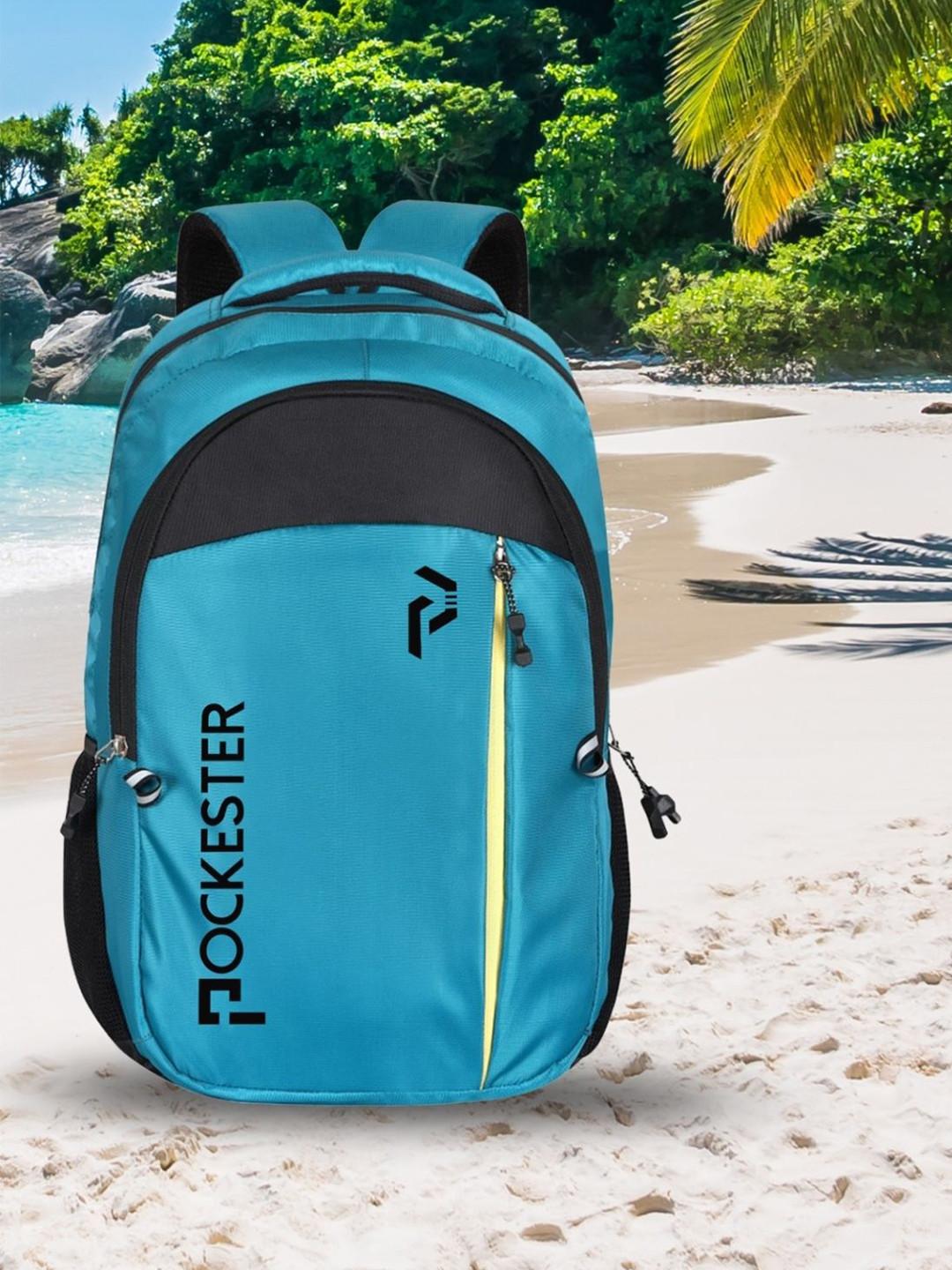 Pockester Men Brand Logo Backpack