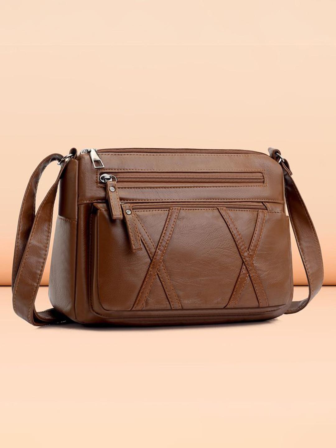 CORSICA PU Structured Sling Bag