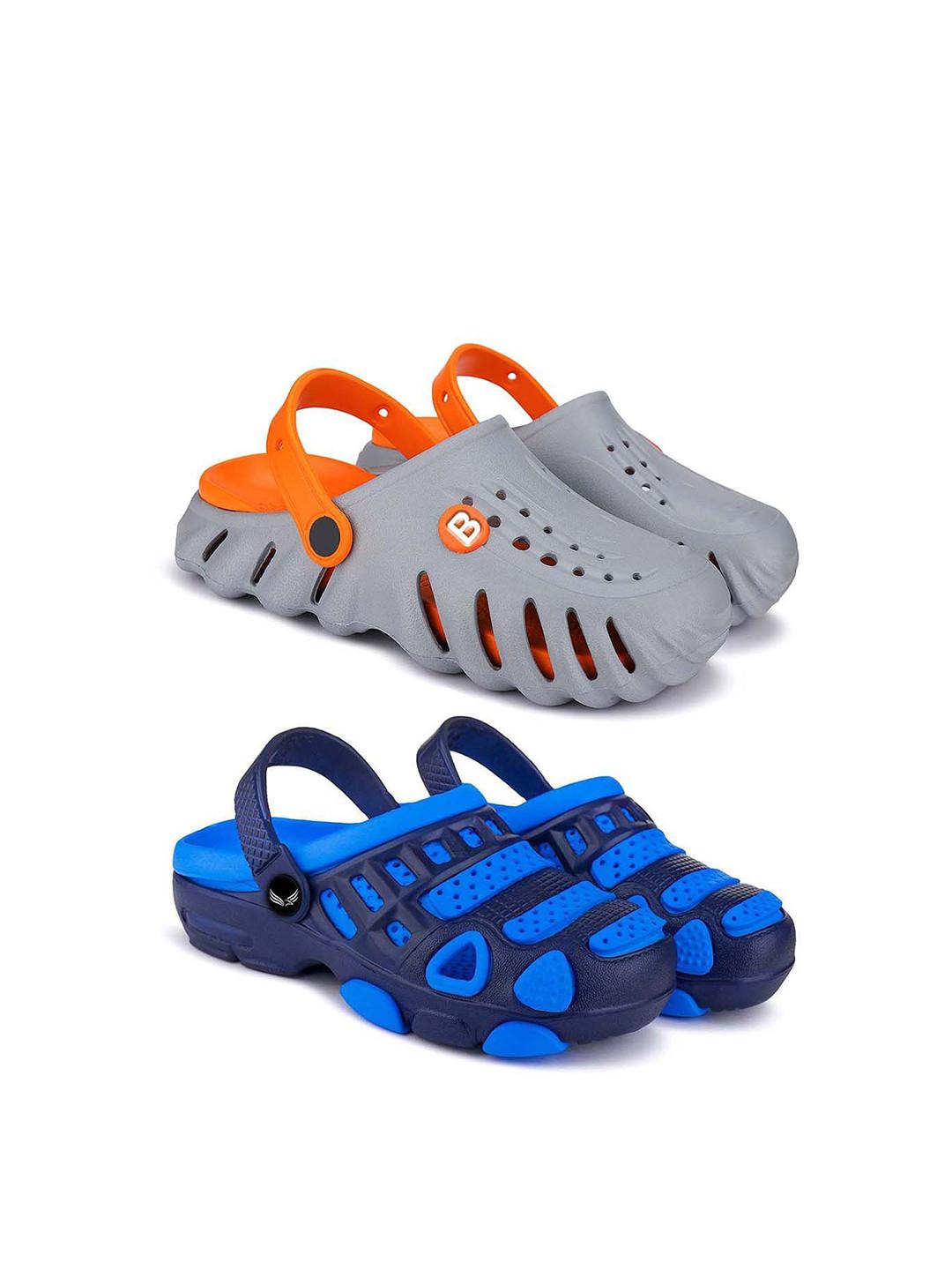 BERSACHE Girls Set Of 2 Rubber Clogs