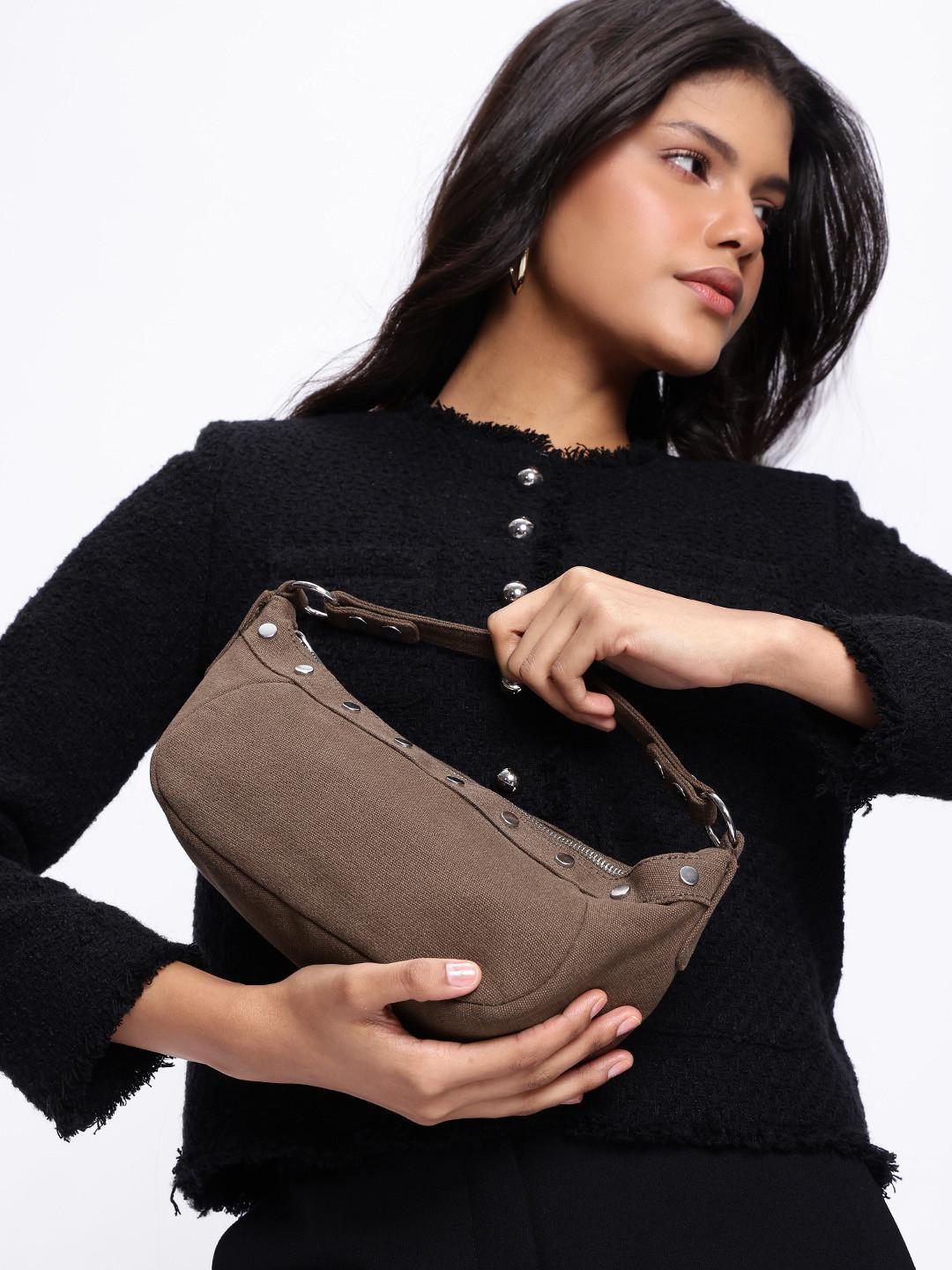 MANGO Handheld Baguette Bag