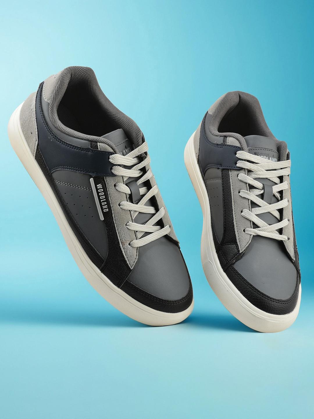 Woodland Men Colourblocked Sneakers