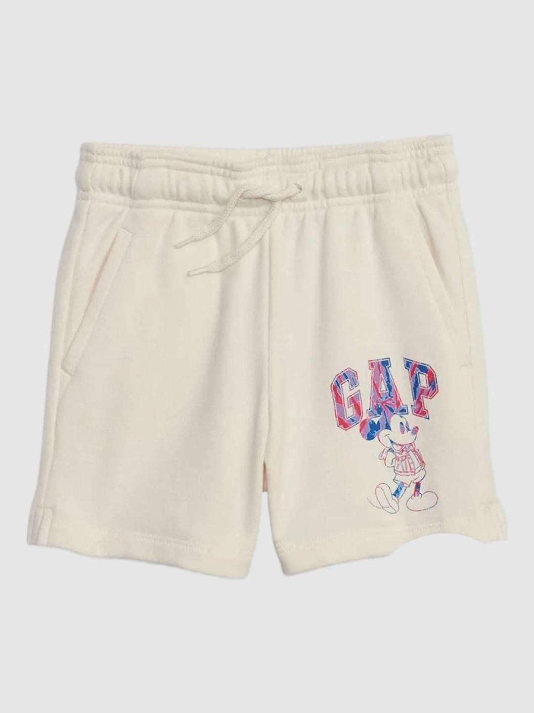 GAP Boys Mid-Rise Graphic Printed Mid-Rise Cotton Regular Shorts