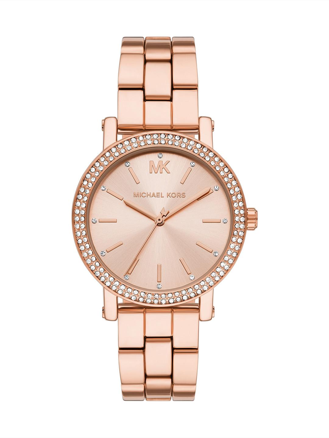 Michael Kors Women Corey Stainless Steel Straps Analogue Watch MK7548I