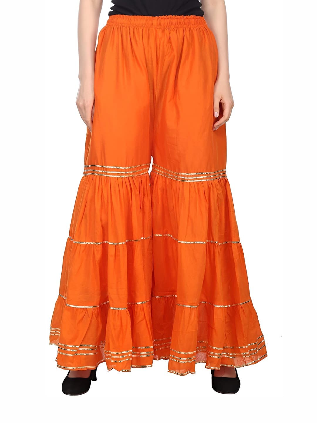 MIXFIT Women Ethnic Flared Palazzos