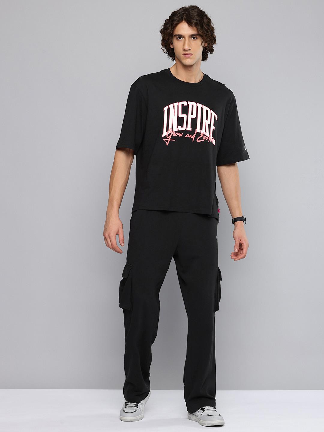Levis Men Loose Fit Typography Printed Pure Cotton Co-Ords
