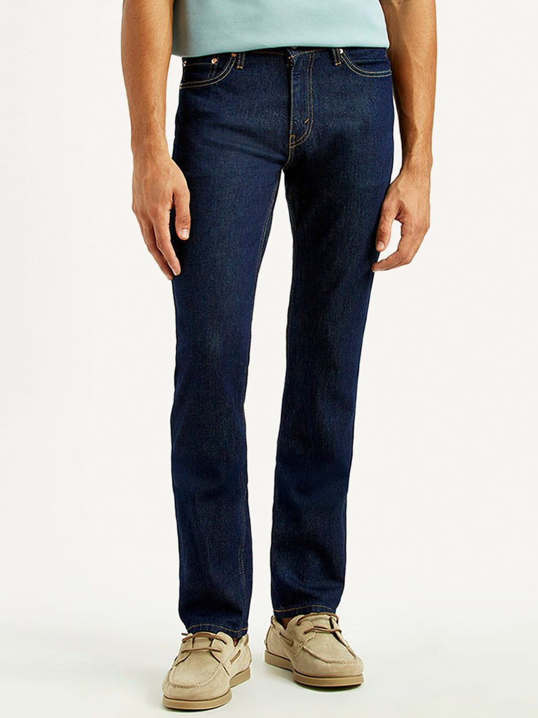 Levis Men Classic Slim Fit Mid-Rise Jeans