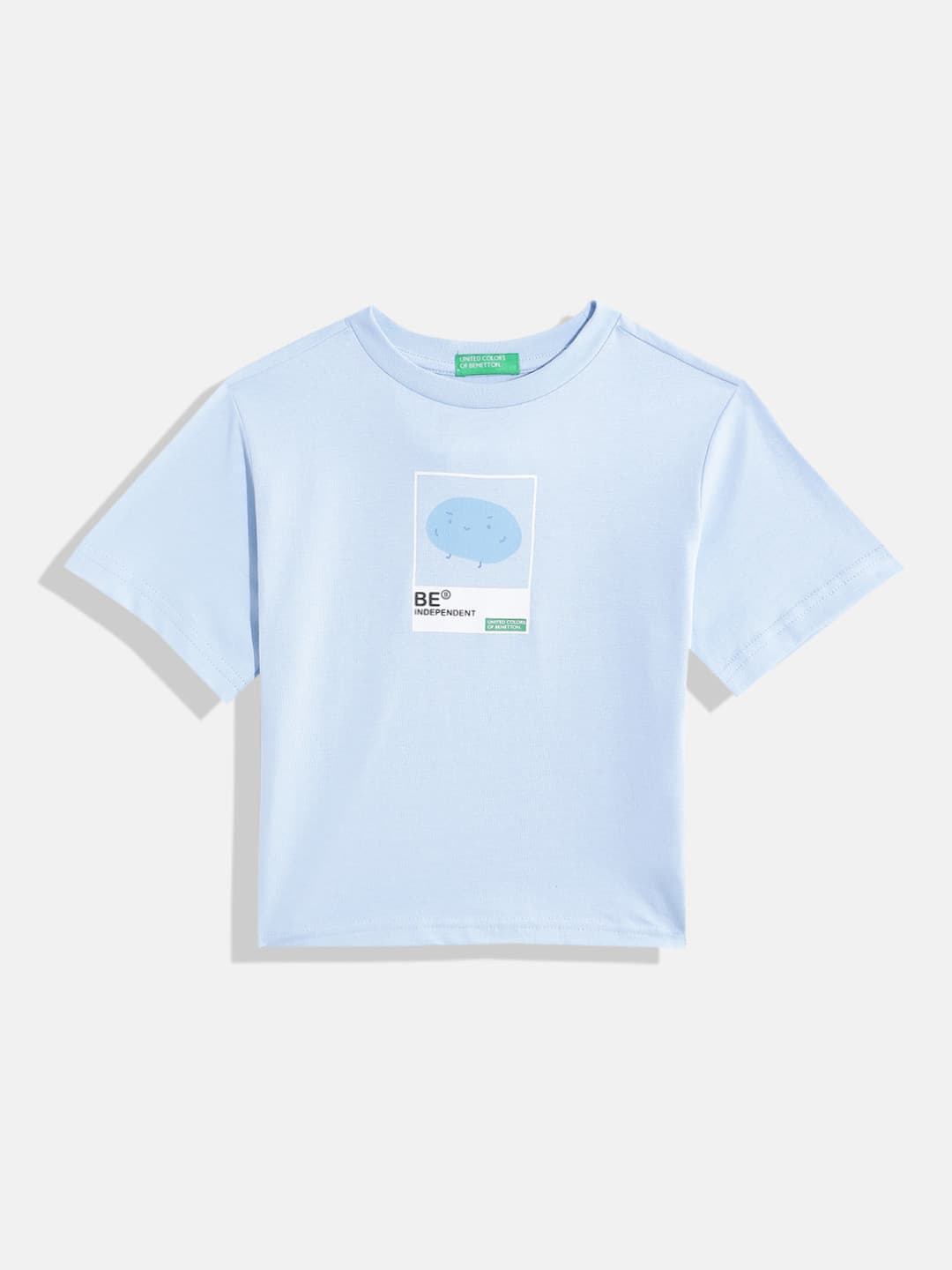 United Colors of Benetton Boys Graphic Printed Pure Cotton Boxy Fit T-Shirt