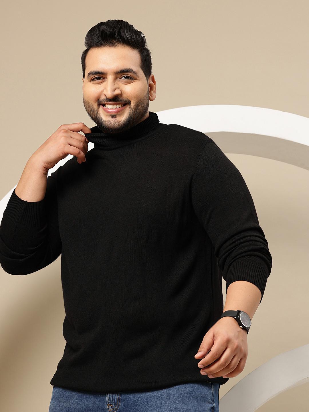 Sztori Plus Size Turtle Neck Pullover