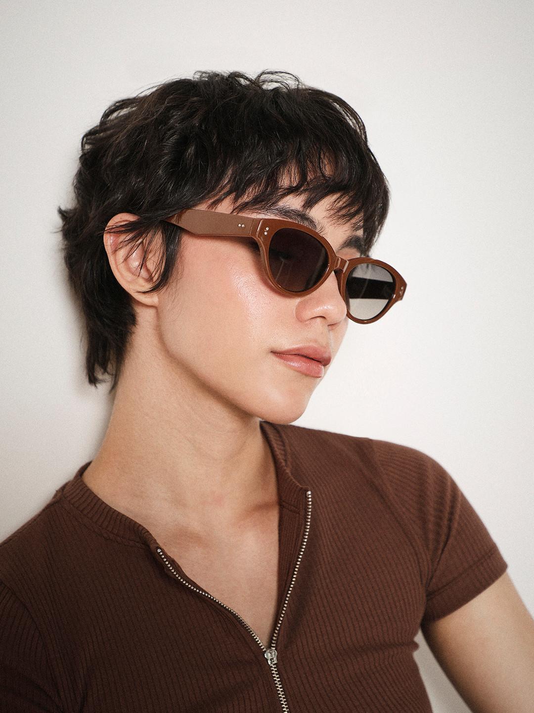 ONLY Women Cateye Sunglasses with UV Protected Lens 9020258001