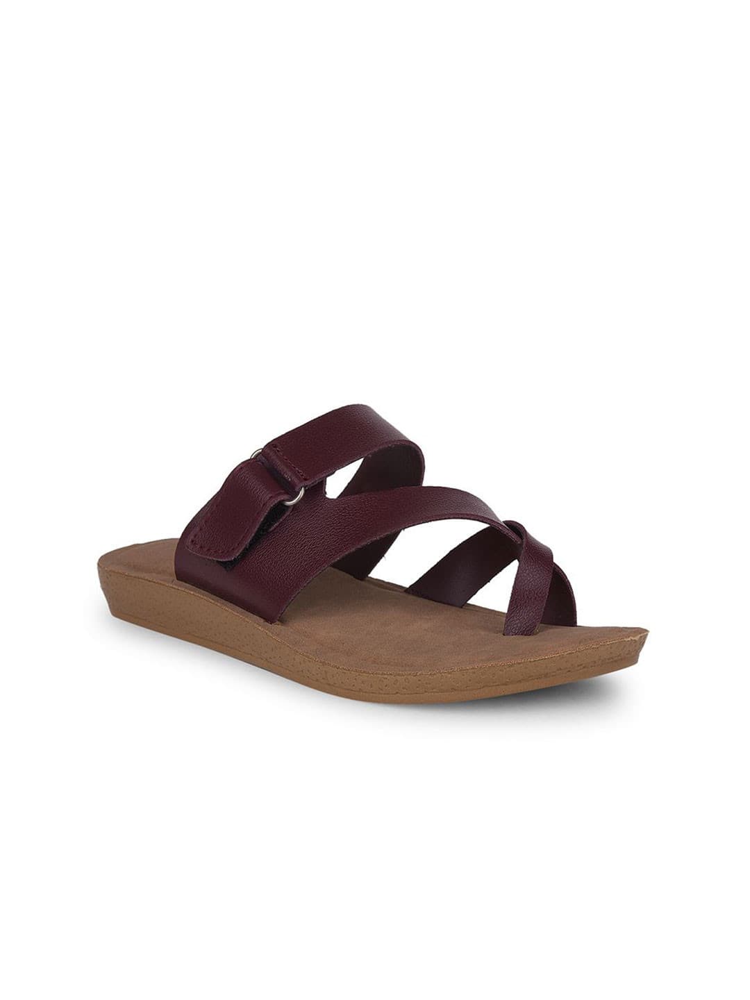 Bata Women Velcro One Toe Flats